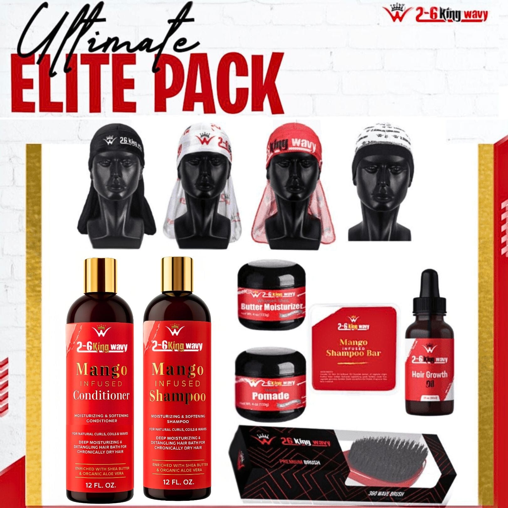 Ultimate 360 Wave & Hair Growth Bundle (Ultimate Elite Pack)