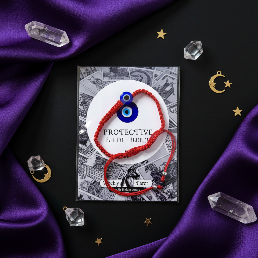 Divinely Protected Evil Eye Bundle ~ 2 Bracelets, Necklace, Keychain & Limited Edition Magnet