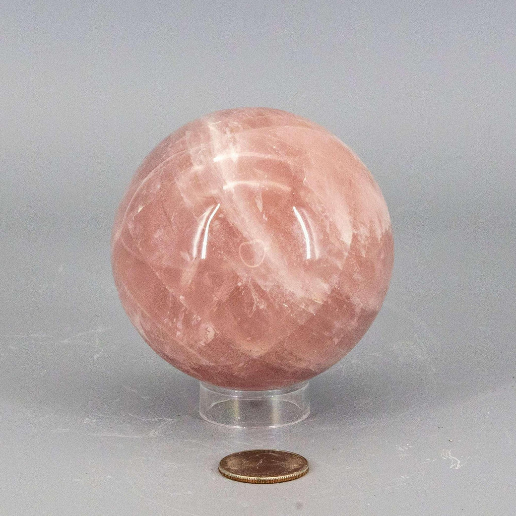 Rose Quartz XL Sphere | 80mm 712g Crystal Ball