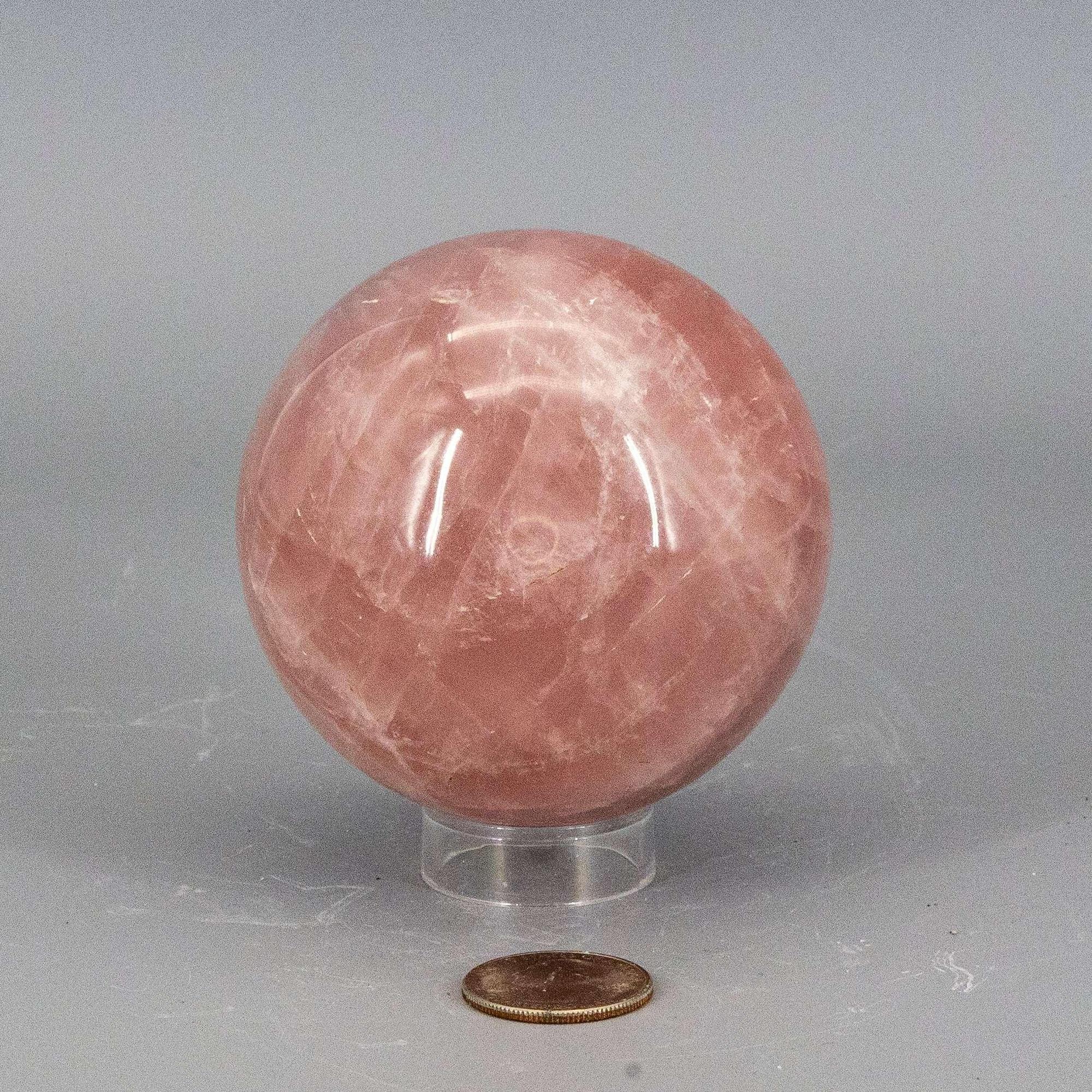 Rose Quartz XL Sphere | 80mm 712g Crystal Ball