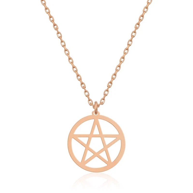 Pentacle Chain Necklace