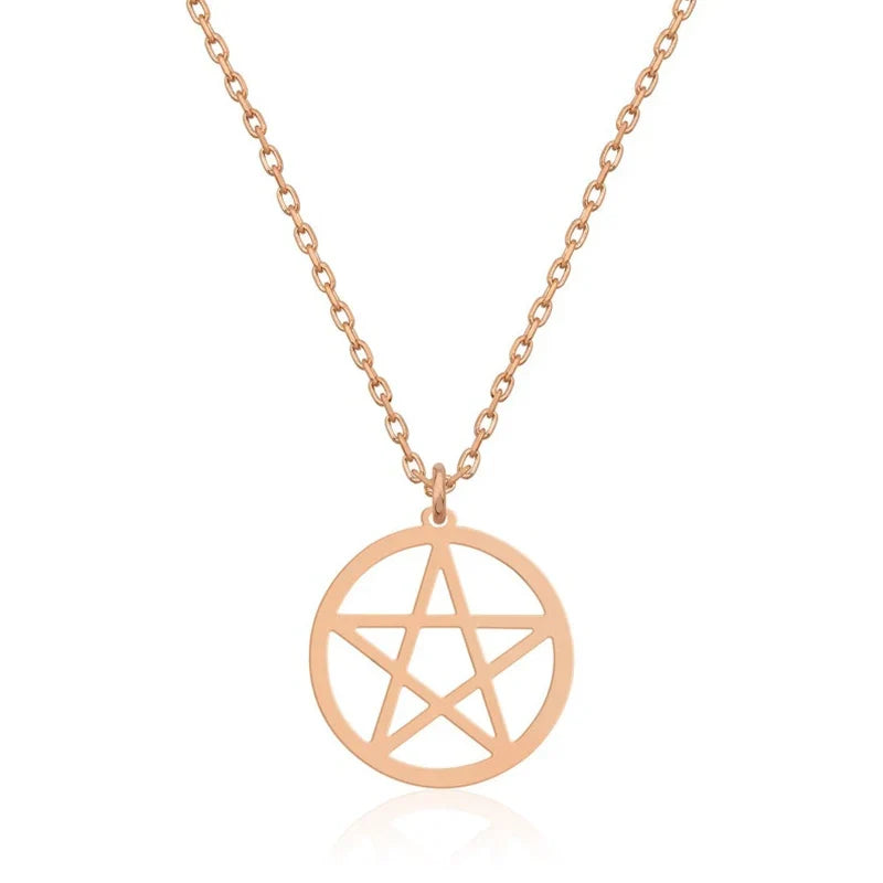 Pentacle Chain Necklace