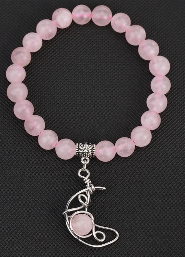 Moon Crystal Bead Bracelets