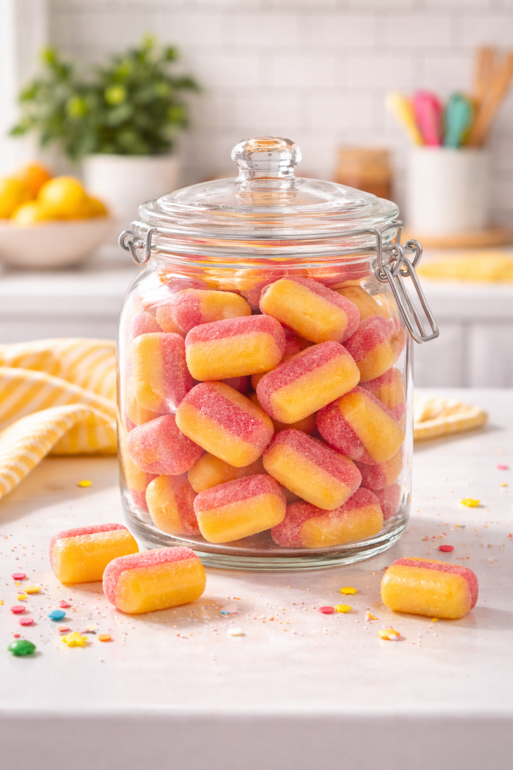 Andy Anand Sugar Free Rhubarb and Custard Hard Candy – Copper Kettle Boiled, Aspartame Free, Non-GMO, Gluten Free, Keto, 25 Pc