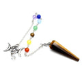 Triple Moon Pentacle Chakra Pendulums