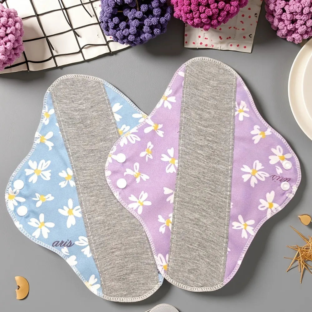 Reusable Adult Diaper Non-slip Soft Washable Panties Menstrual Cloth Sanitary Feminine Hygiene Pad Period Cotton Panty Liners
