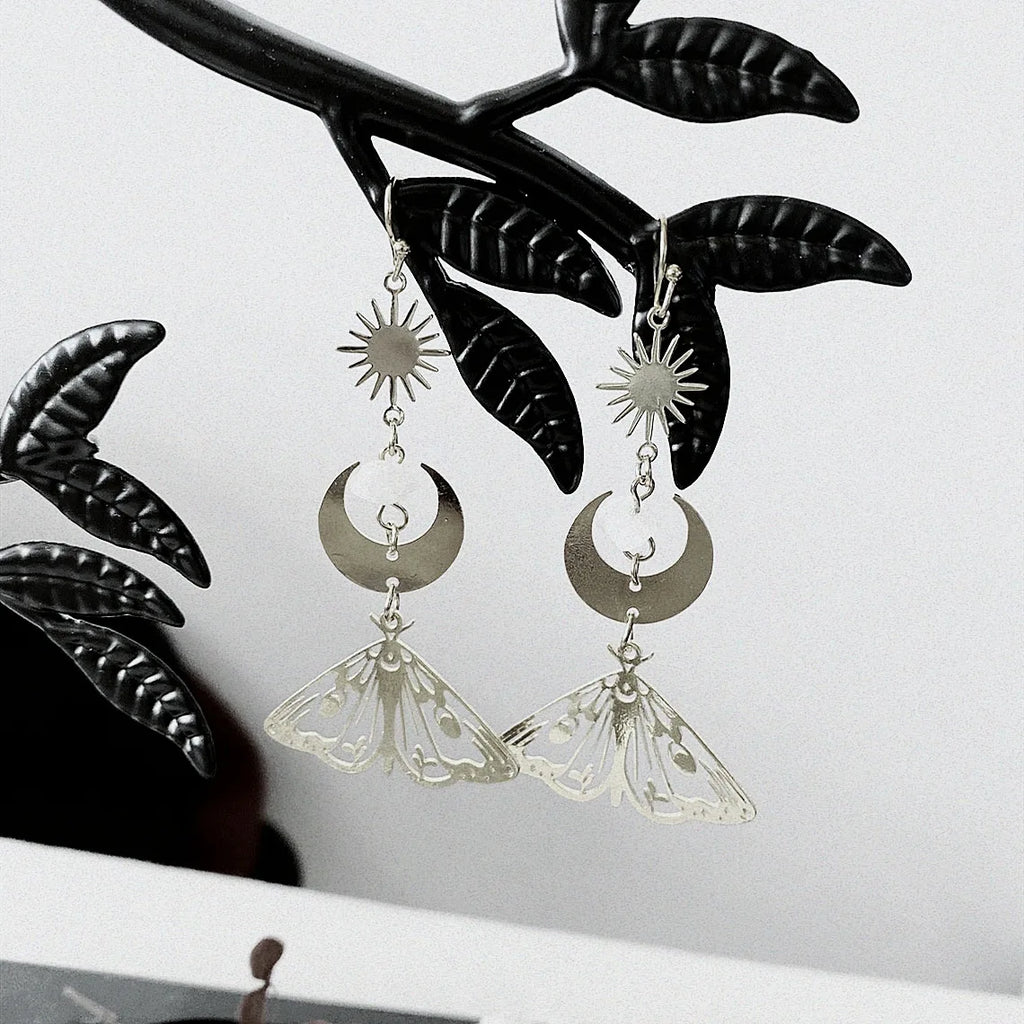 Assorted Moth & Butterfly Dangle Earrings