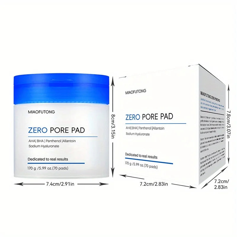 70PCS hyaluronic acid cleansing and makeup remover pads, cotton pad makeupremover pads, gently clean and remove makeupmoisturize
