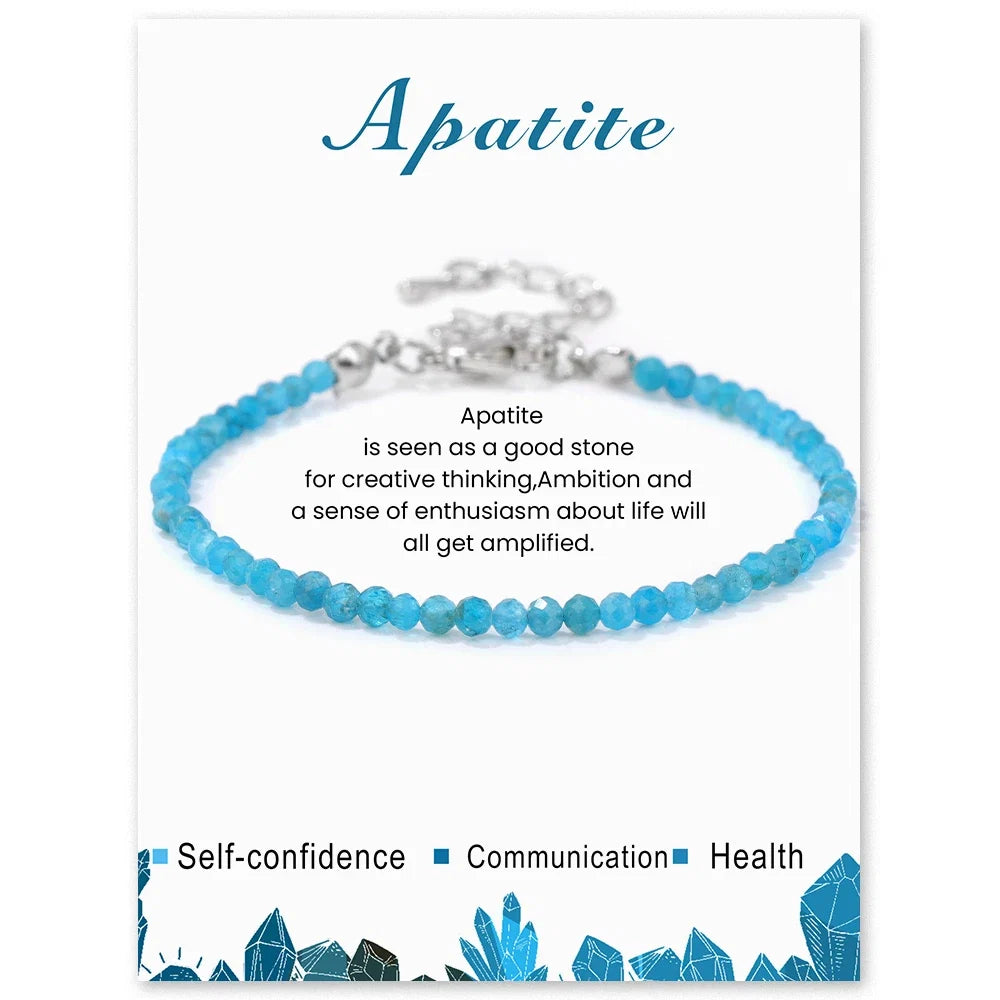 Faceted Gemstone Bead Bracelets