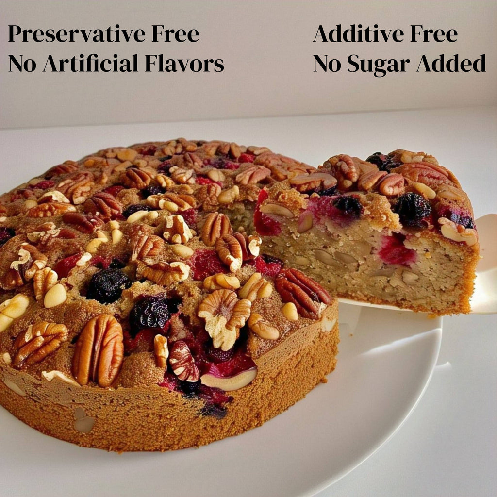 Andy Anand Sugar Free Mixed Berries Cake (2.8 lbs) - Diabetic Friendly Gourmet Dessert, No Sugar Added Berry Cake - Handmade Artisan Cake in Reusable Tray - Natural Keto Friendly Gourmet Treat