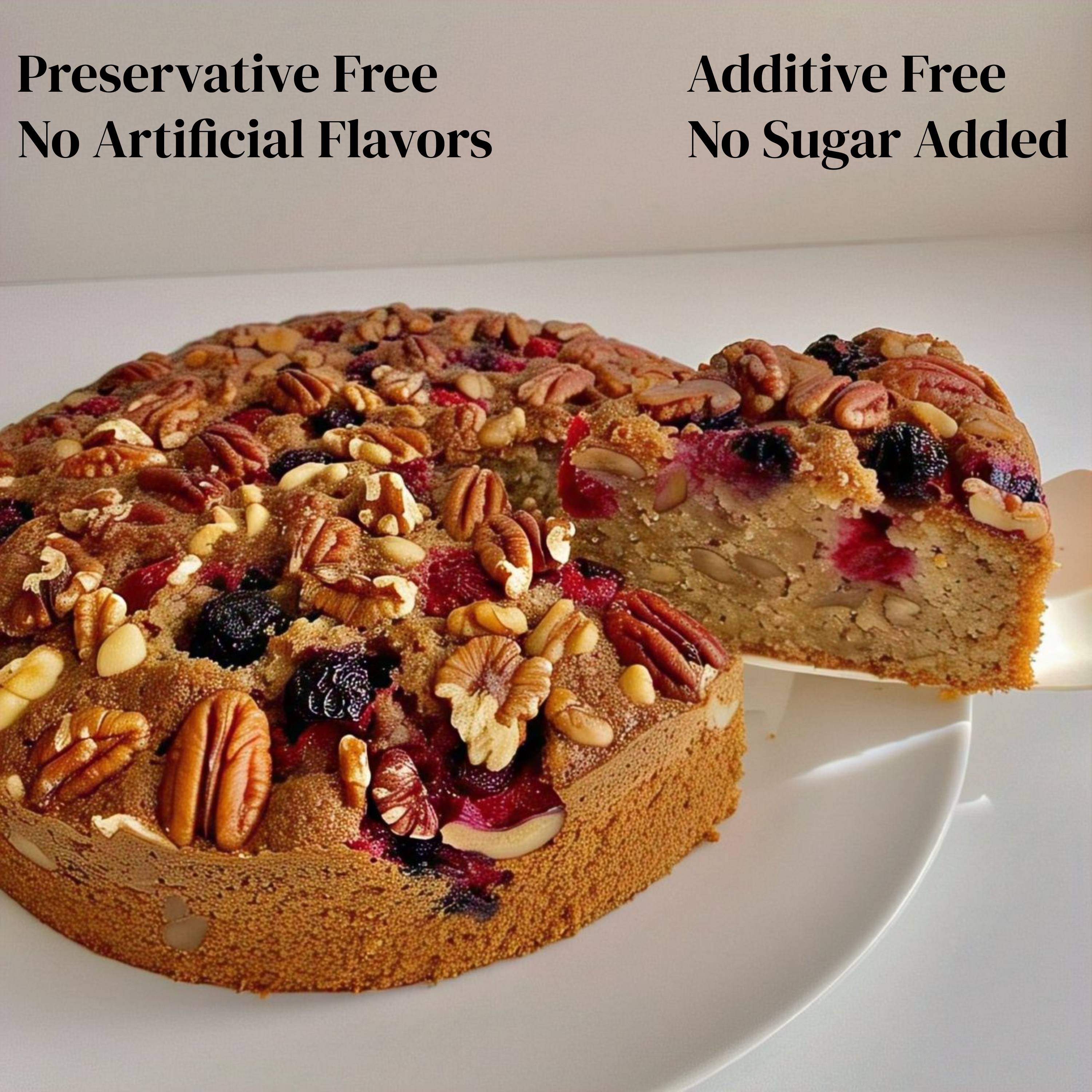 Andy Anand Sugar Free Mixed Berries Cake (2.8 lbs) - Diabetic Friendly Gourmet Dessert, No Sugar Added Berry Cake - Handmade Artisan Cake in Reusable Tray - Natural Keto Friendly Gourmet Treat