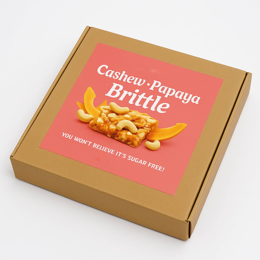 Andy Anand's Sugar Free Fruit Brittle with Exotic fruits Papaya, Mango, Pomelo - Croccante, Imported from Italy, a Crunchy Delight that Melts in Your Mouth! 1 lbs