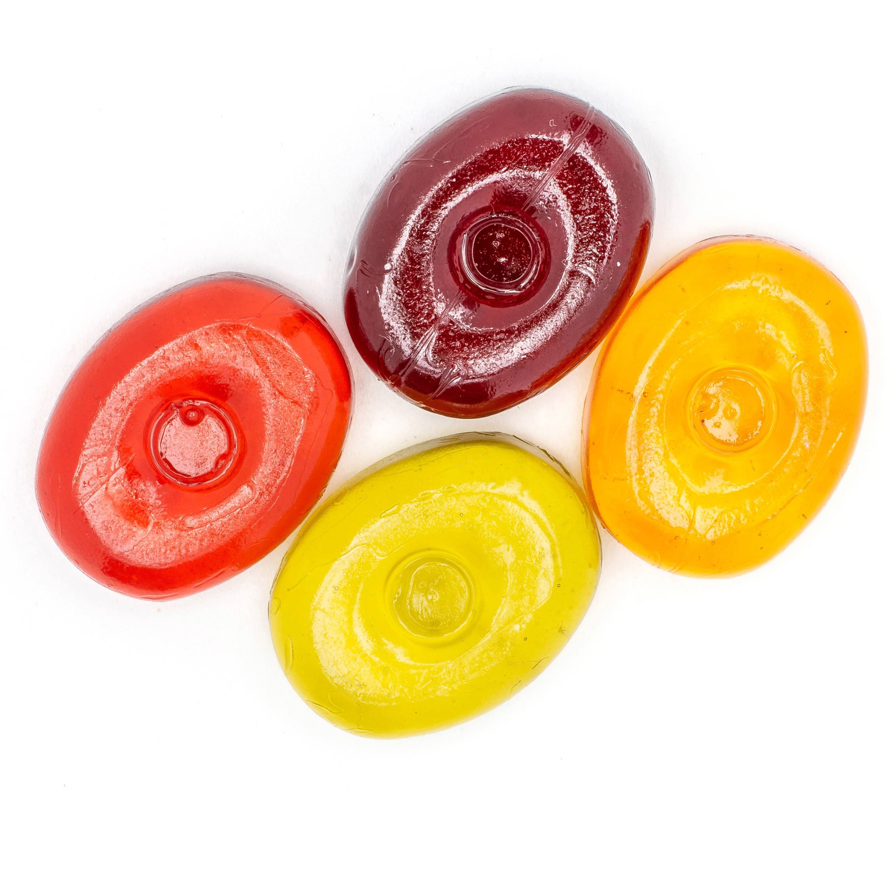 Andy Anand Sugar Free Candy, Tropical Fruit Flavors, Vit C, Healthy, Zero Sugar, Low Calorie, Keto Friendly, Gluten Free, 40 Count (7 Oz)