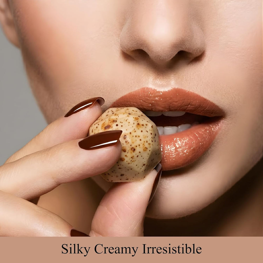 ANDY ANAND CHOCOLATIER Sugar Free Belgian White Chocolate Truffles Pralines 25 pcs (60% Cacao) . Must for White Chocolate lovers, Stevia sweetened, Gourmet Gift Box - Silky, Rich, and Top-Tier Indulgence (10.5 oz, Pack of 1)