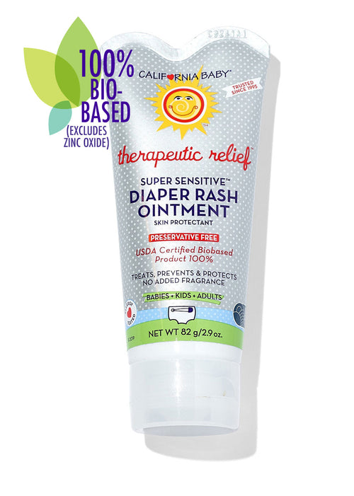 California Baby diaper rash ointment tube on a white background California Baby® (No Fragrance) Super Sensitive™ Diaper Rash Ointment