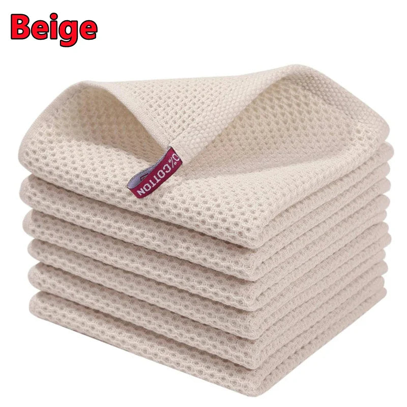 100 Percent Cotton Dishcloth Ultra Soft Absorbent Kitchen Towel