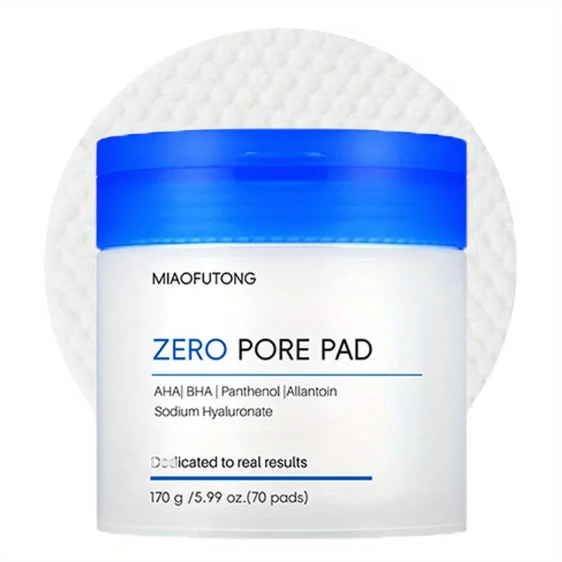 70PCS hyaluronic acid cleansing and makeup remover pads, cotton pad makeupremover pads, gently clean and remove makeupmoisturize