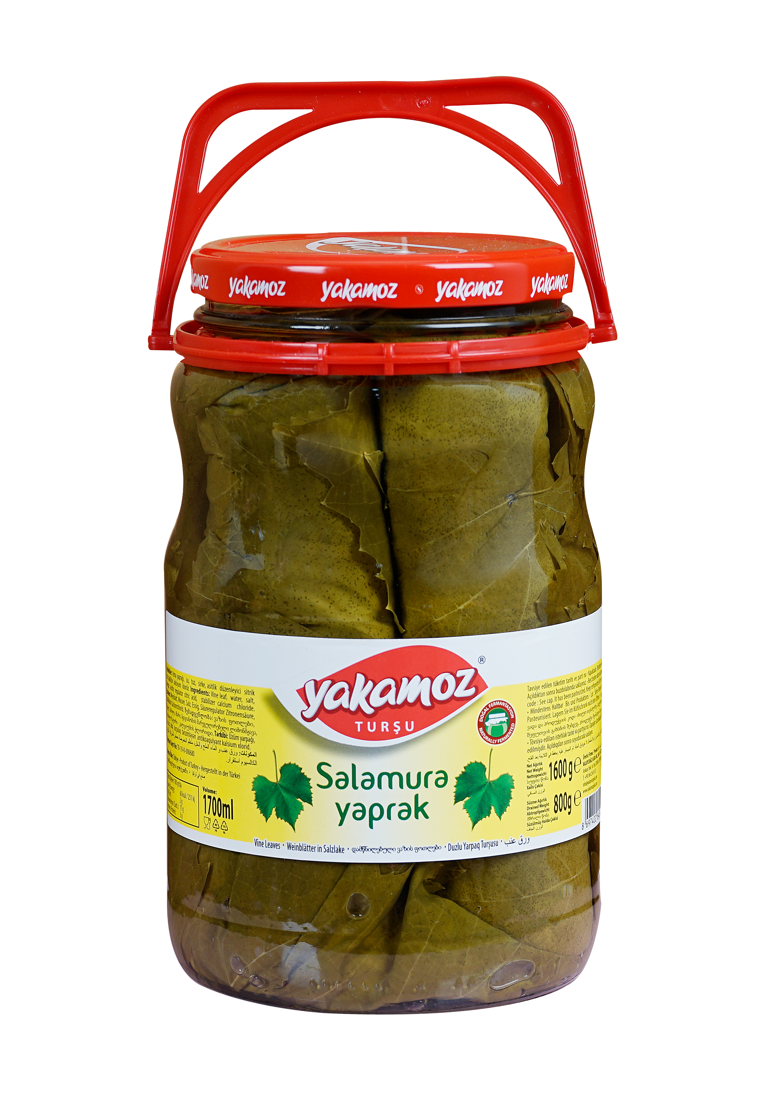 Yakamoz Grape Leaves 1700G Glass