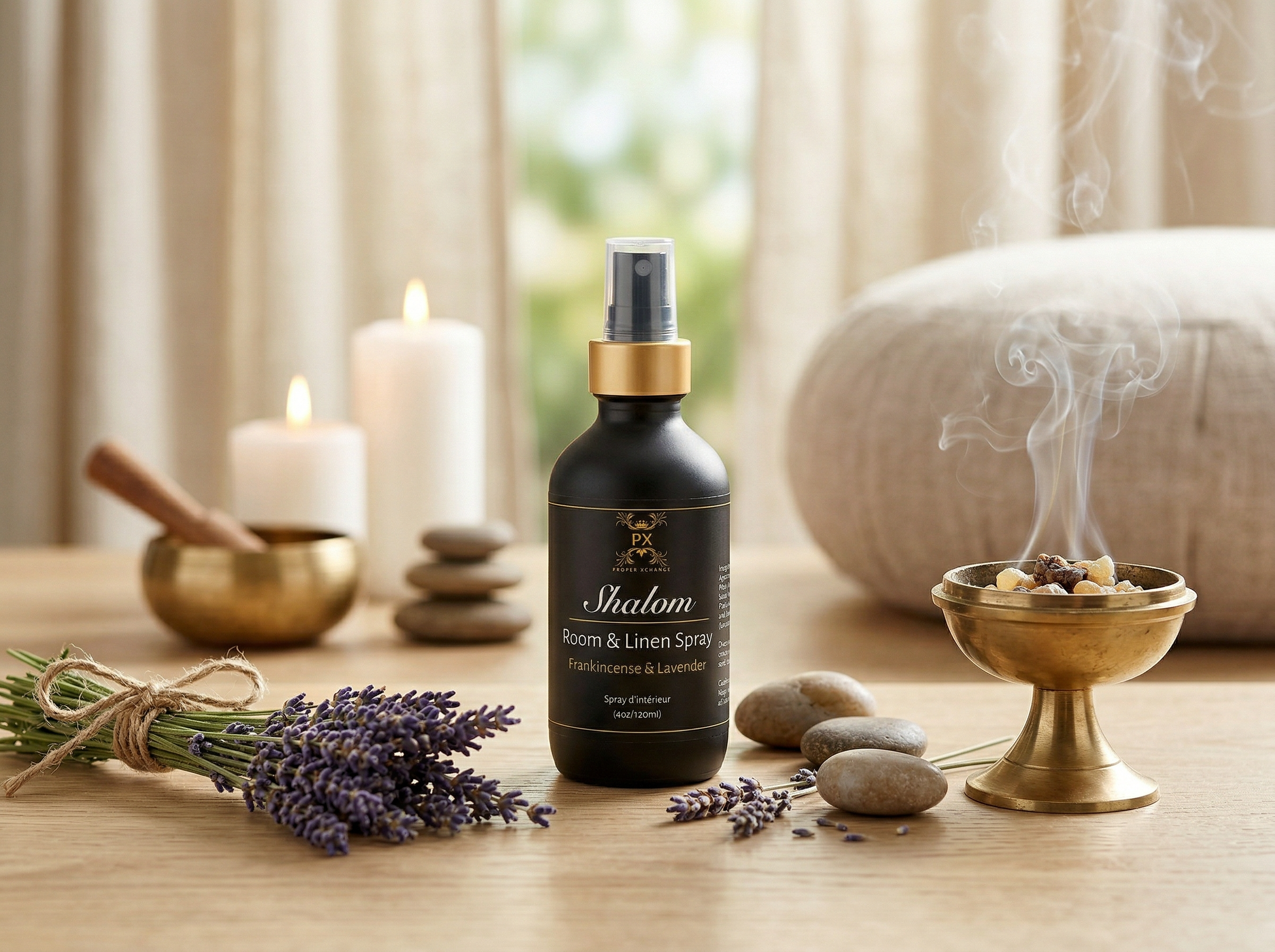 Shalom Room, Linen, and Body Spray