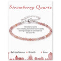 Faceted Gemstone Bead Bracelets