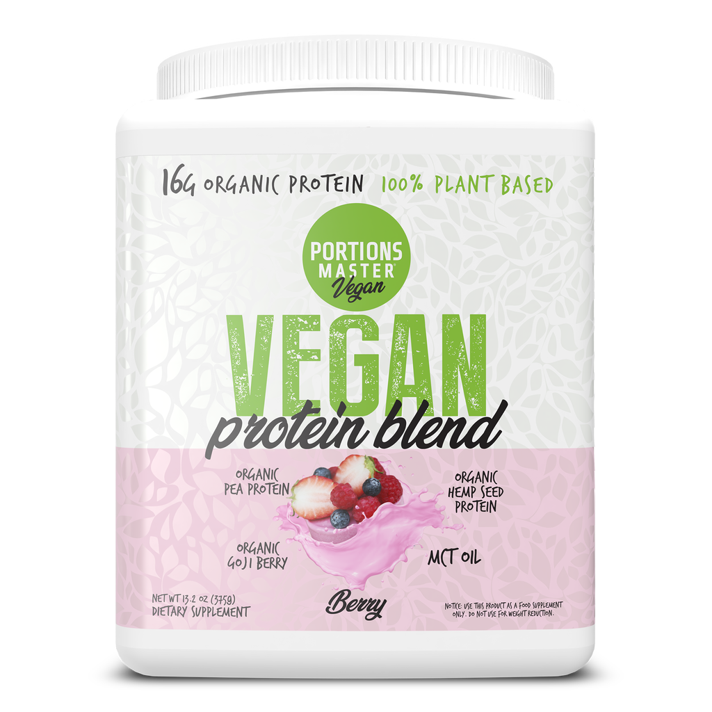 Portions Master Vegan Protein Blend Berry