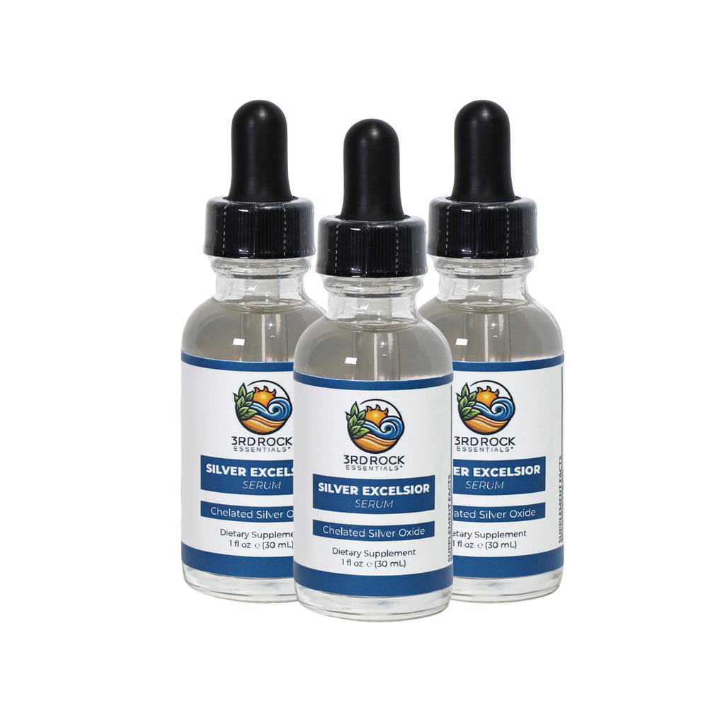 Silver Excelsior Serum - 4000 PPM Silver Oxide Immne Support Supplement