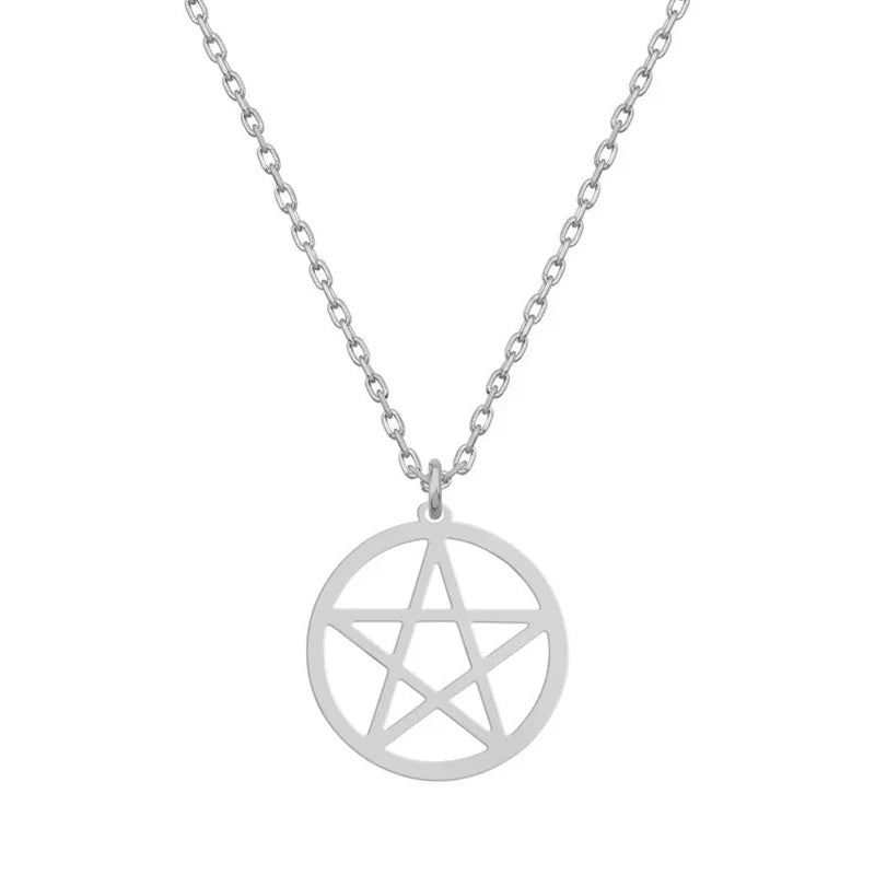 Pentacle Chain Necklace