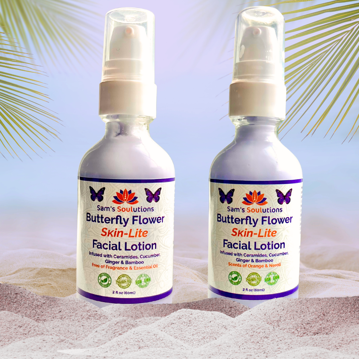 Butterfly Flower Skin-Lite Facial Lotion