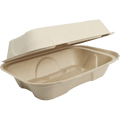 World Centric 9x6x3" Fiber Hoagie Box (QTY:500)