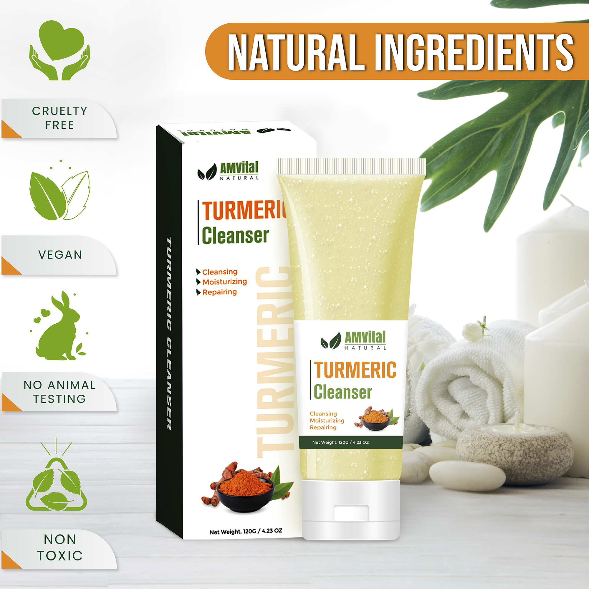 AMVital Turmeric Gel Cleanser