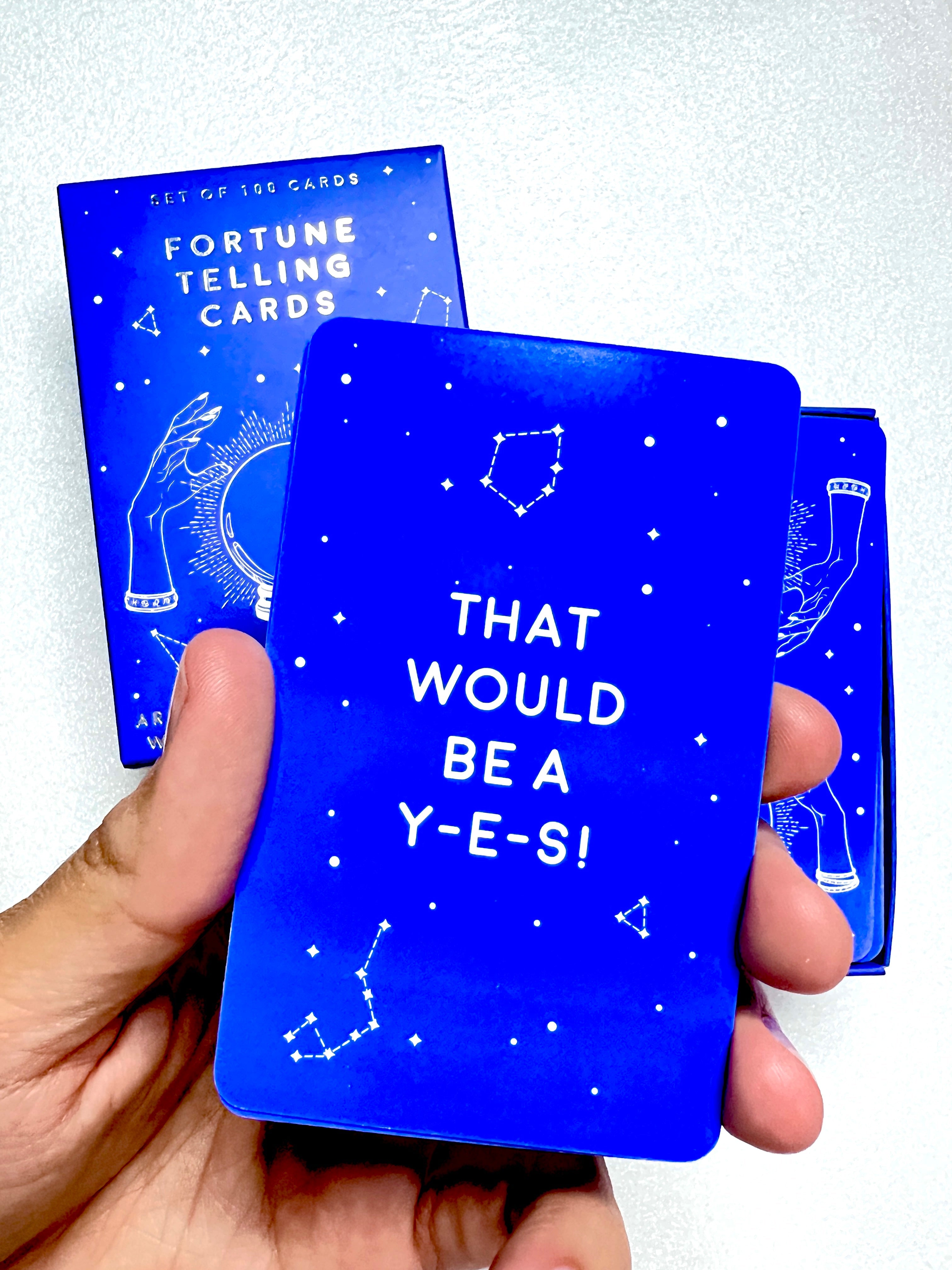 Fortune Telling Cards - Set of 100 Cards with Special Messages and Answers to your Questions to Discover your Future