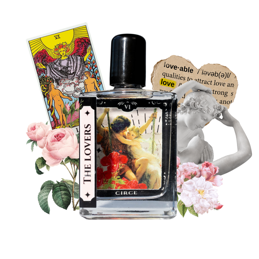 The Lovers Tarot Perfume Oil - 1.7 oz Roller | Wood, Freesia & Red Plum