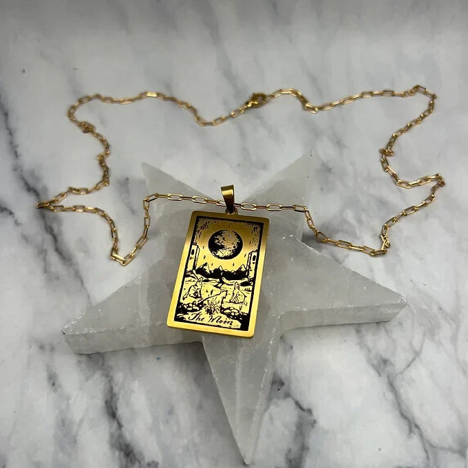 The Moon Necklace 14K Gold