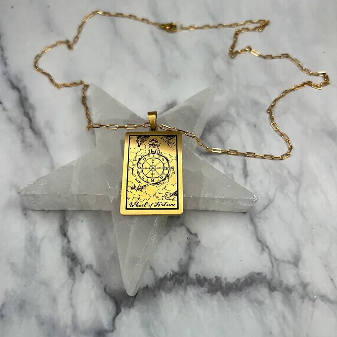 The Wheel of Fortune Necklace 14K Gold