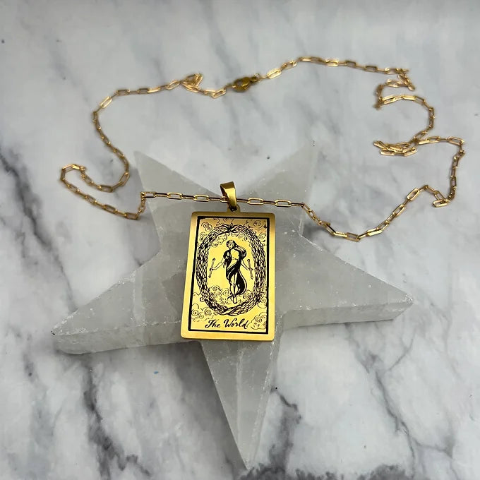 The World Necklace 14K Gold