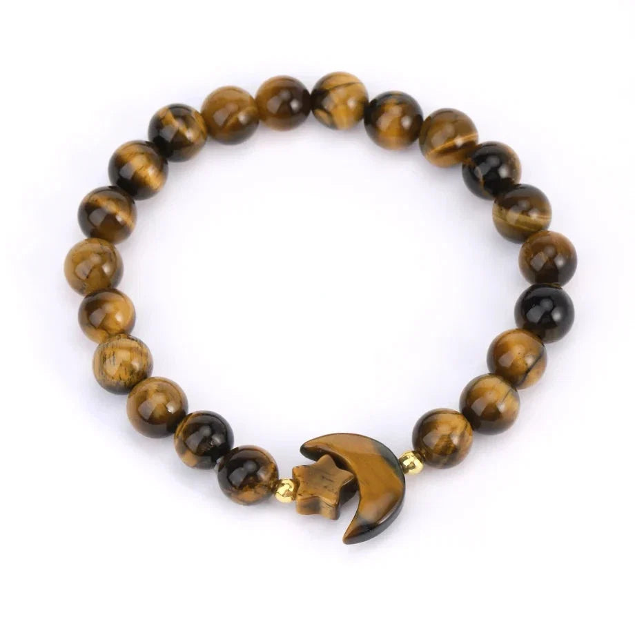 Moon Crystal Bead Bracelets
