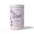 Supplement container labeled 'To U Bae' on a white background. To: U-Bae Collagen Powder Supplement. Supercharged with Biotin and Hyaluronic Acid. Supports healthy hair, skin, nails, and joints. 10g of Collagen Peptides. 