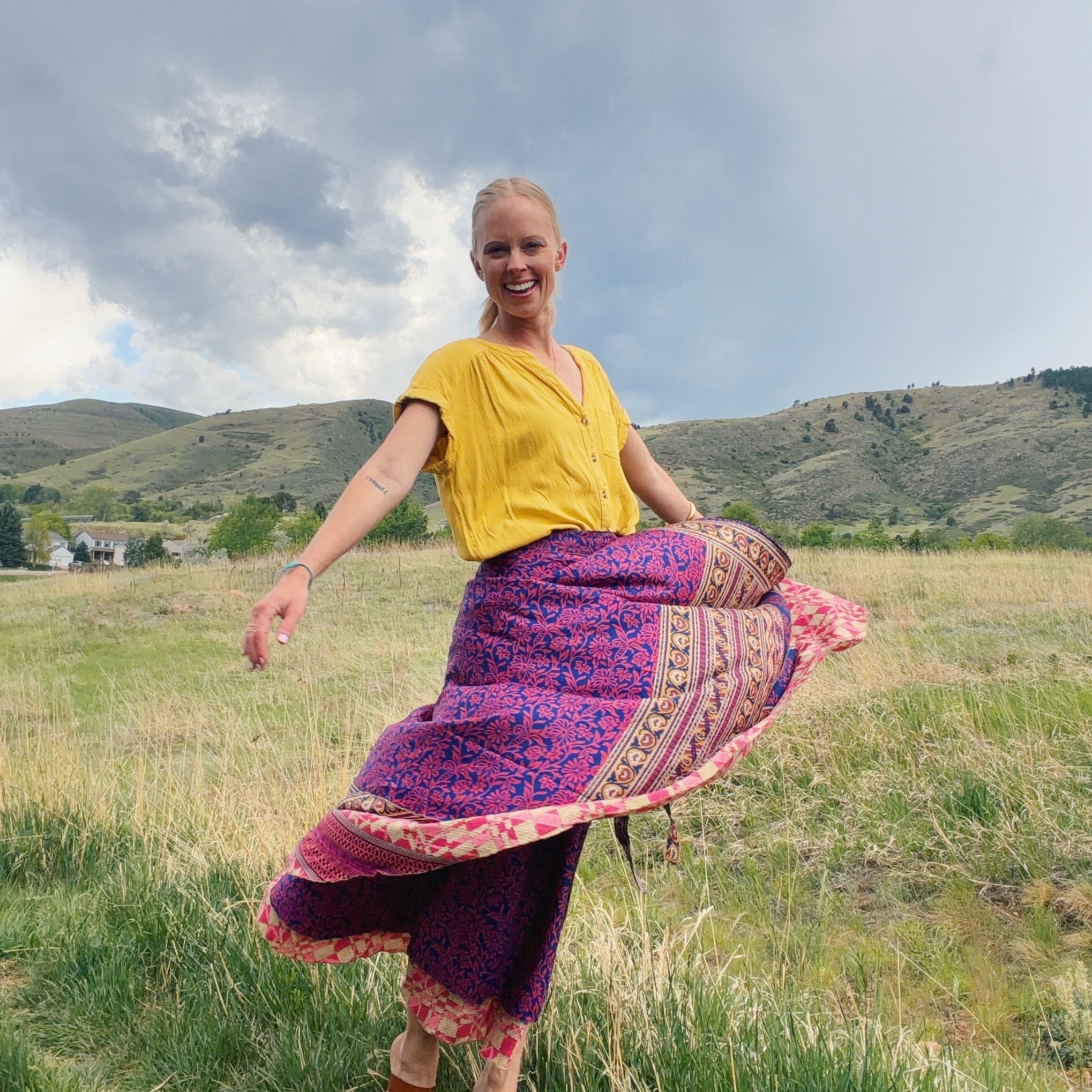 Made With Love: The Original Sari Wrap Skirt
