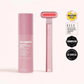 Solawave 4-in-1 Red Light Therapy Wand & LightBoost Activating Serum Kit in Rose Gold for radiant, glowing skincare with award-winning beauty technology