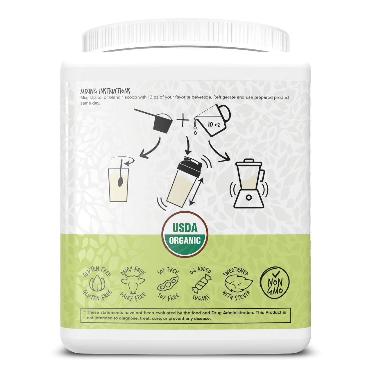 Portions Master Vegan Protein Blend Unflavored