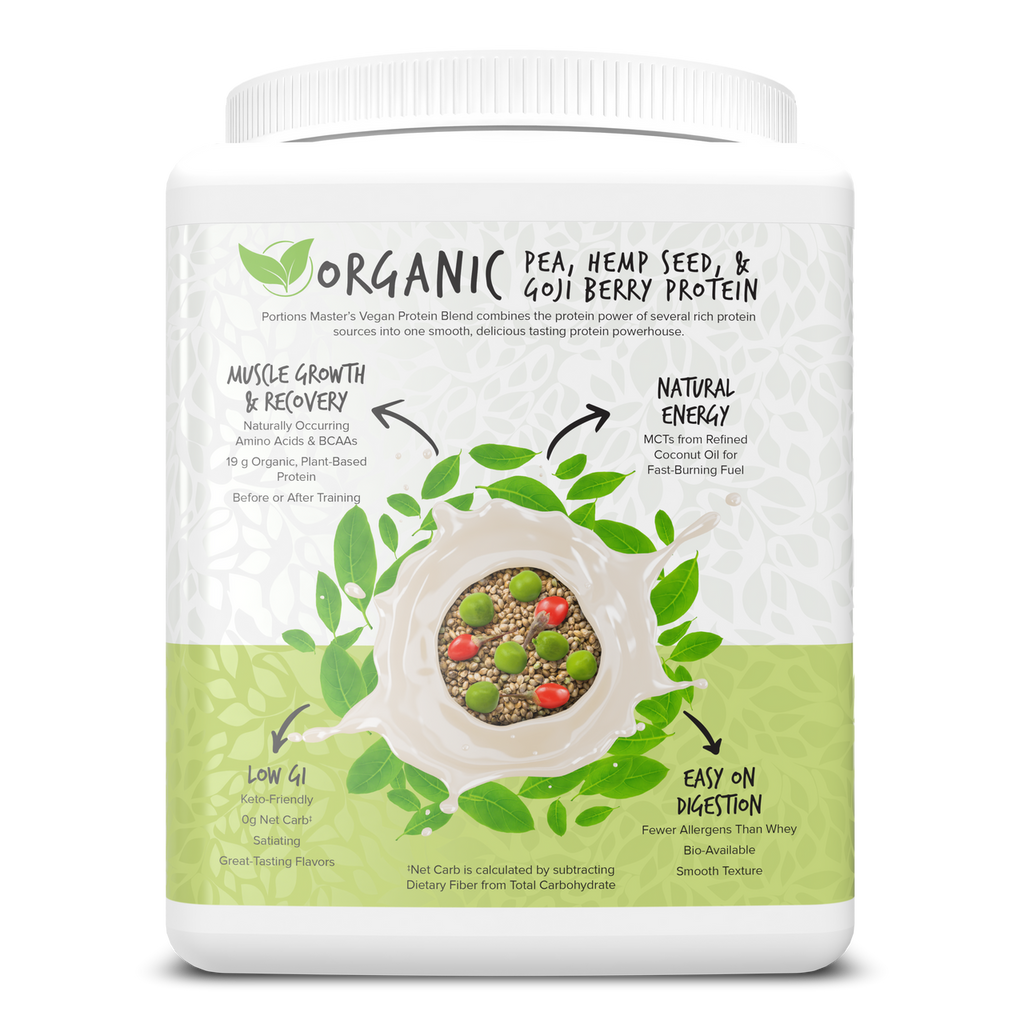 Portions Master Vegan Protein Blend Unflavored