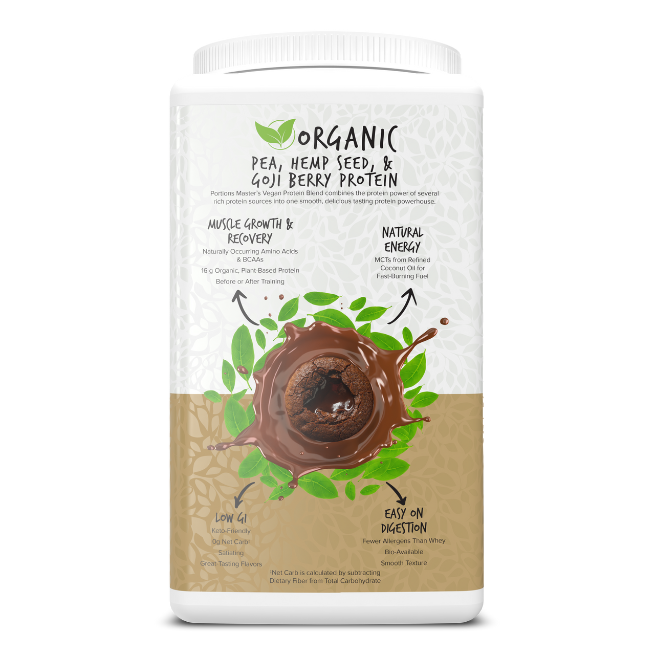 Portions Master Vegan Protein Blend Chocolate