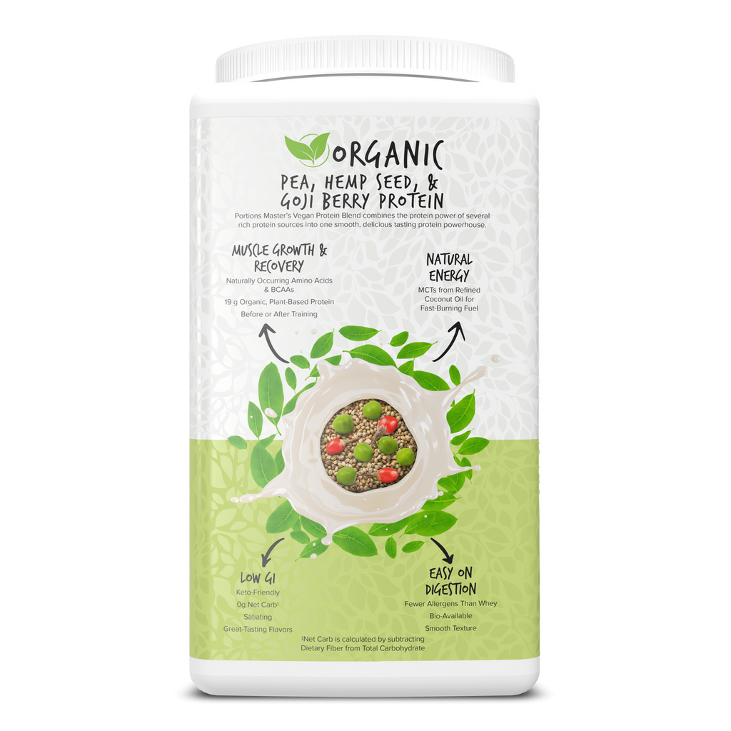 Portions Master Vegan Protein Blend Unflavored