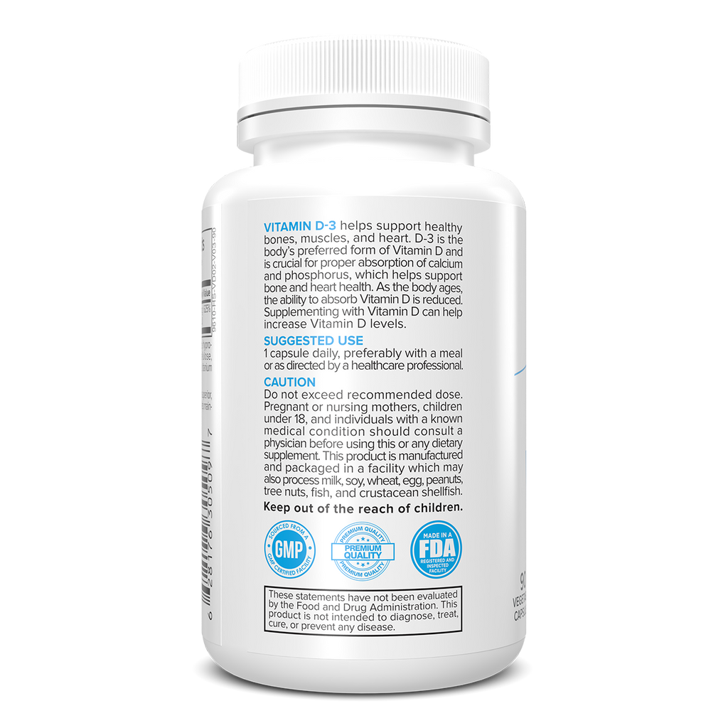 Portions Master Vitamin D-3 (90 Count)
