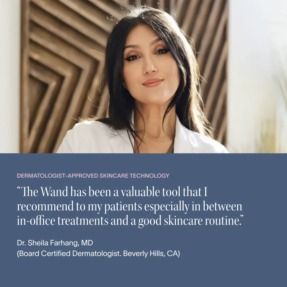 SolaWave 4-in-1 Red Light Therapy Wand dermatologist-recommended skincare technology for radiant, smoother-looking skin and at-home facial treatments.