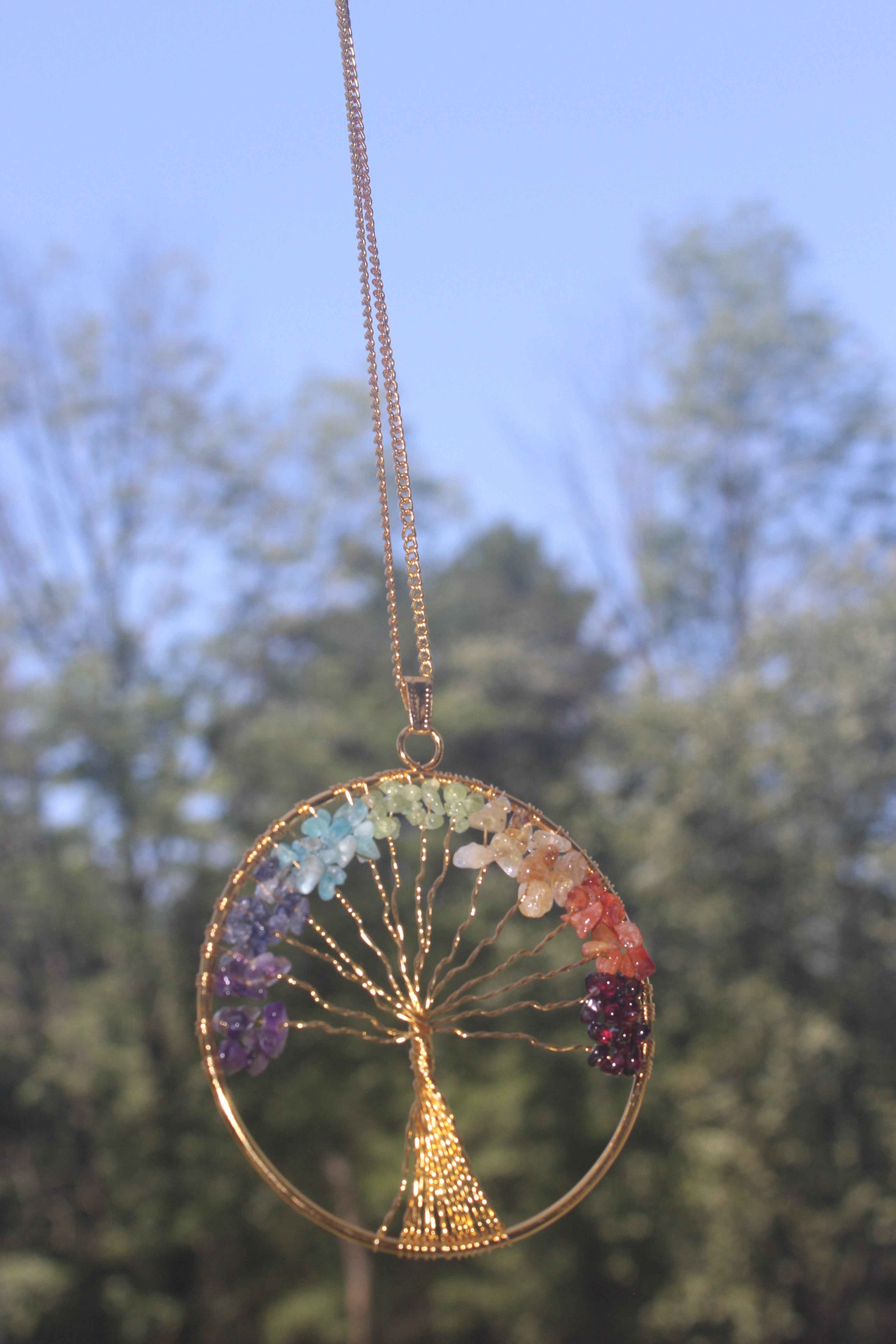 Tree of Life Chakra Pendant
