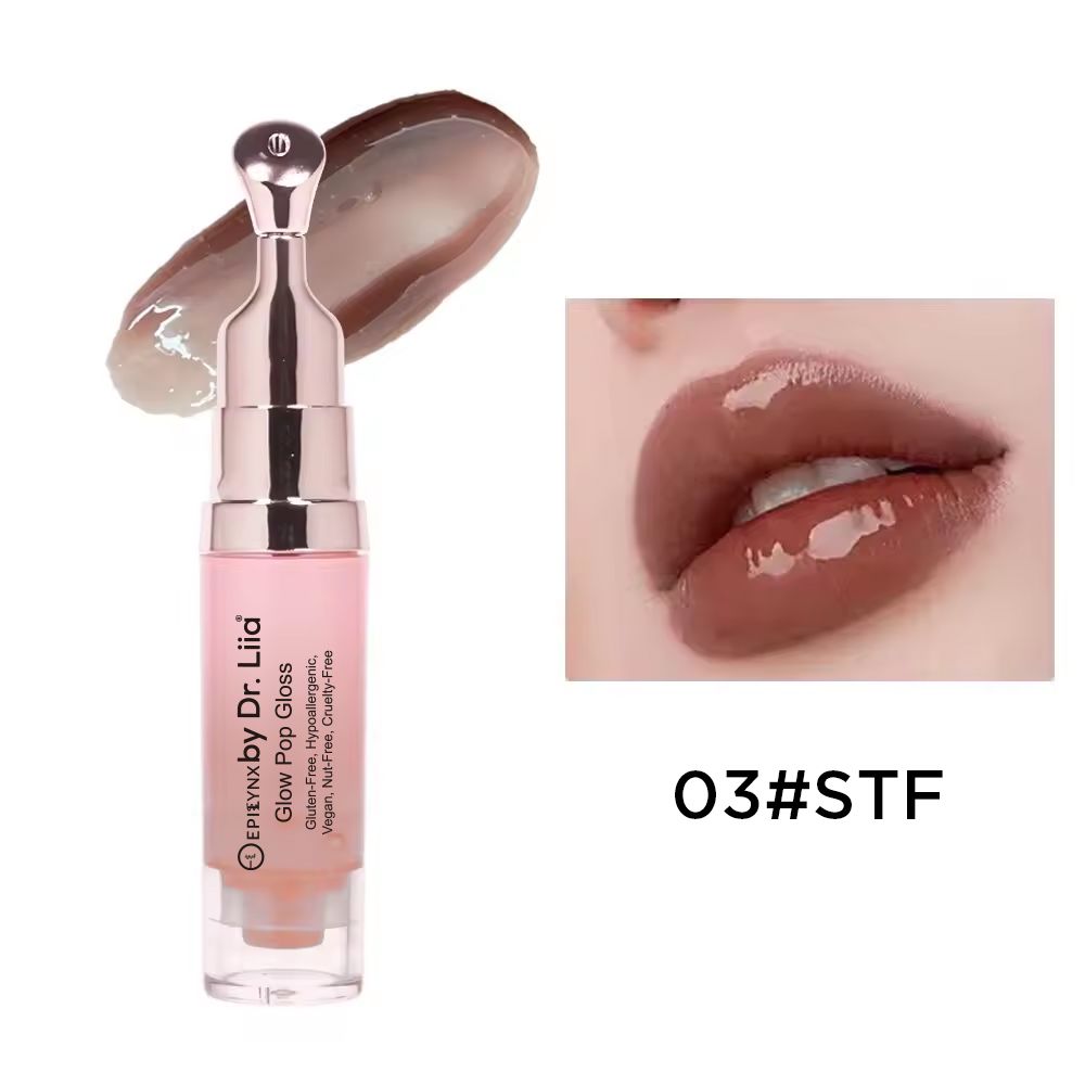 Glow Pop Gluten-Free Lip Stain – Nut-Free, Vegan All-Day Color-Changing Lip Tint