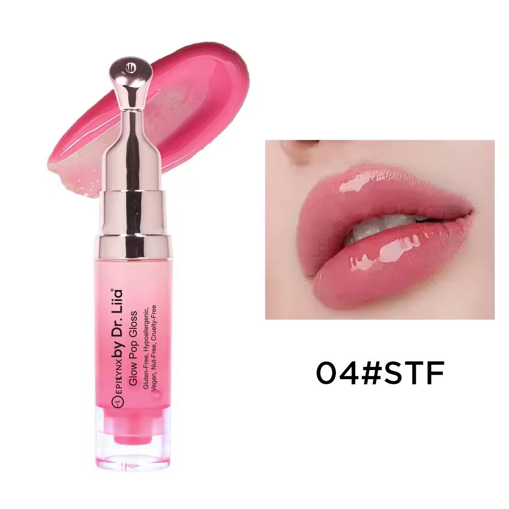 Glow Pop Gluten-Free Lip Stain – Nut-Free, Vegan All-Day Color-Changing Lip Tint