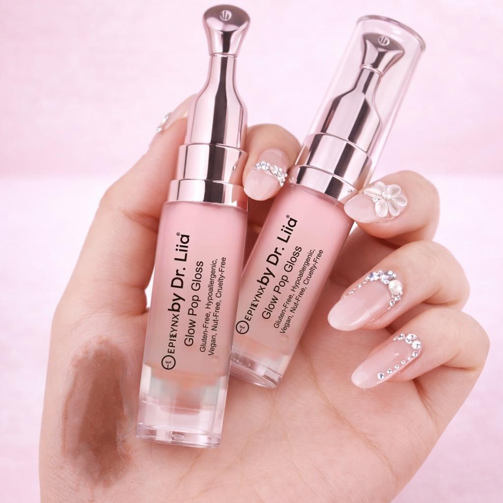 Glow Pop Gluten-Free Lip Stain – Nut-Free, Vegan All-Day Color-Changing Lip Tint