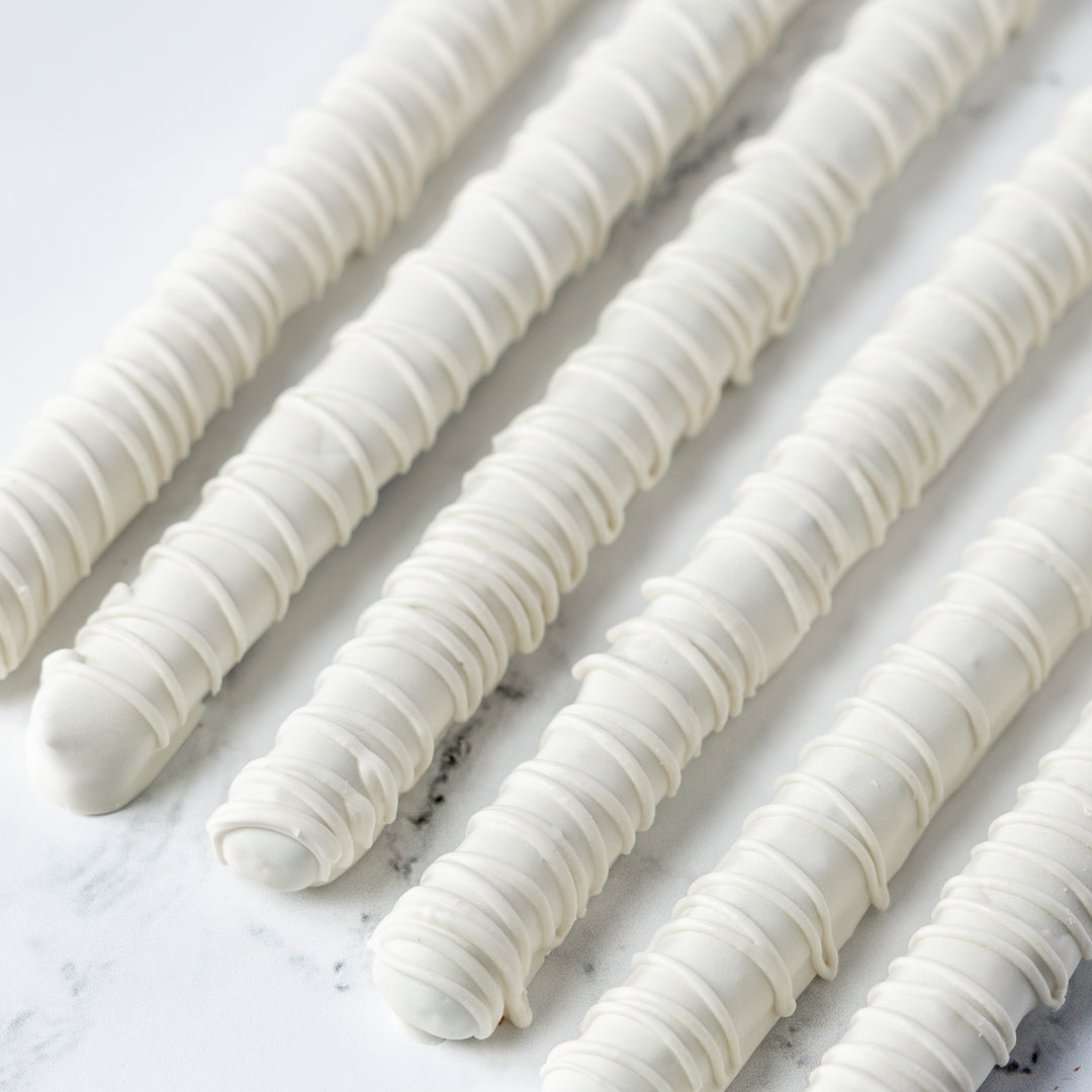 White Chocolate Pretzel Rod